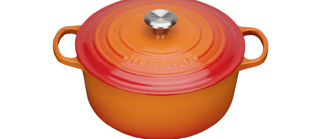 LE CREUSET: Gusseisenbräter orange