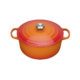 LE CREUSET: Gusseisenbräter orange